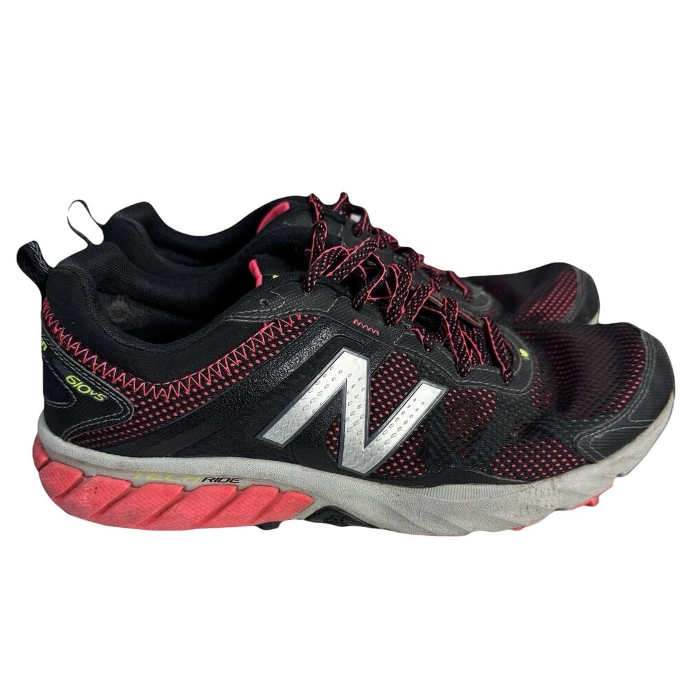 New Balance 610v5 Trail Running Shoes Womens 11 Black Pink All Terrain